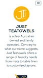 Mobile Screenshot of justteatowels.com